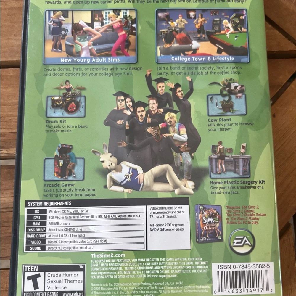 The Sims 2 University Expansion Pack UNUSED